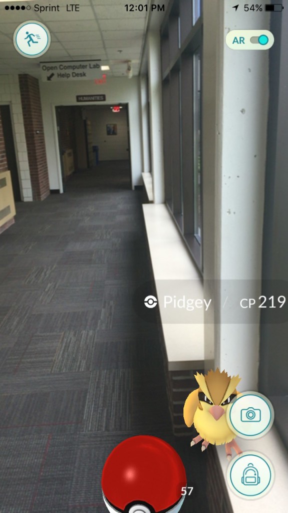 Pokemon Go on the ARCC Campus