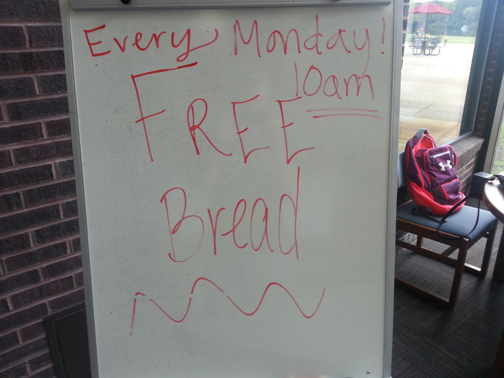 Free Bread Mondays