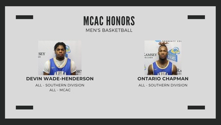 Wade-Henderson, Chapman Earn MCAC Honors